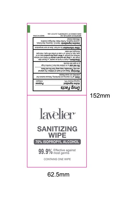 Image Description (Lav Sanitizing Wipe)